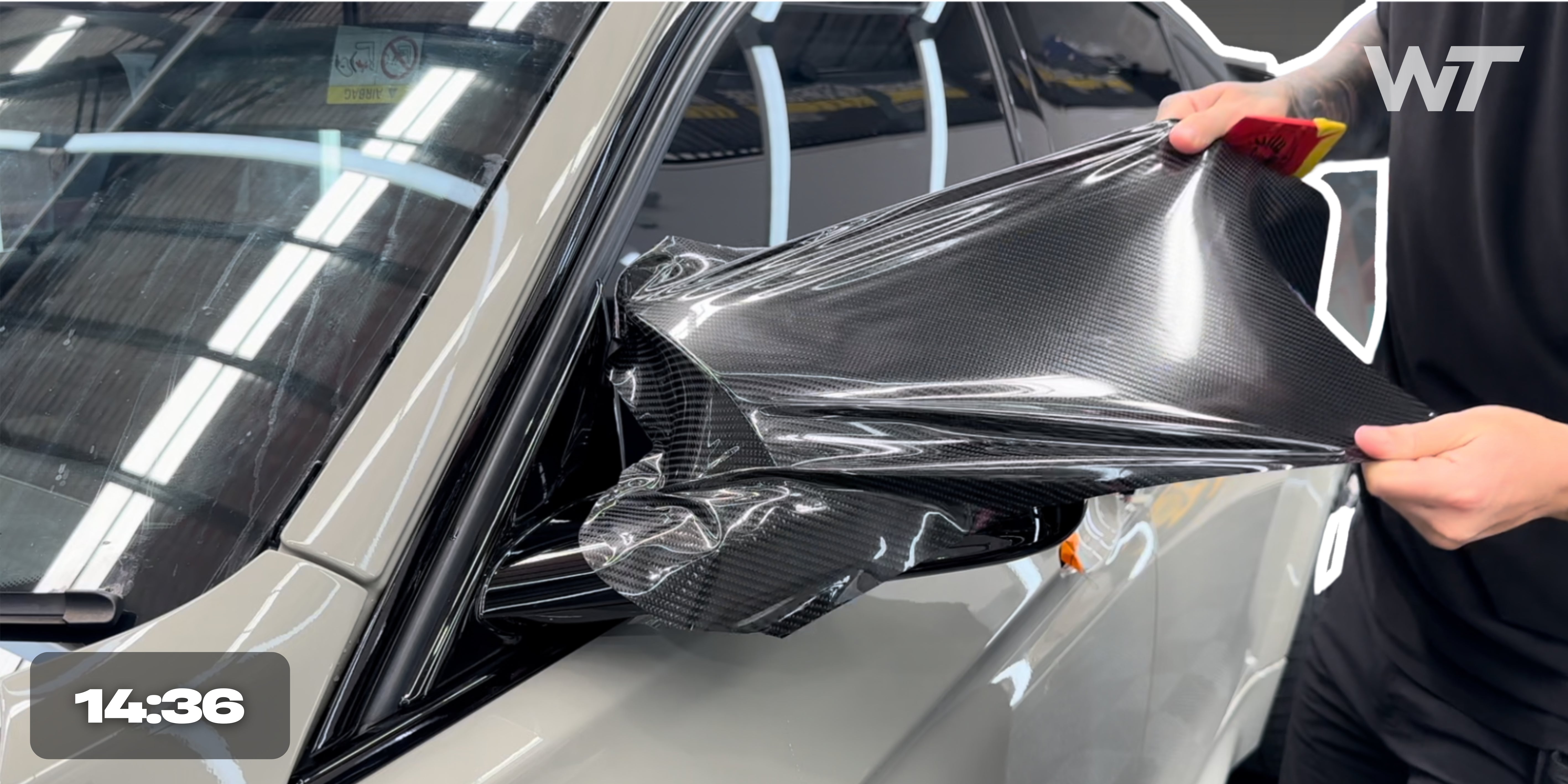 BMW M3 F80 - Competition-Style Mirror Wrap in Carbon PPF