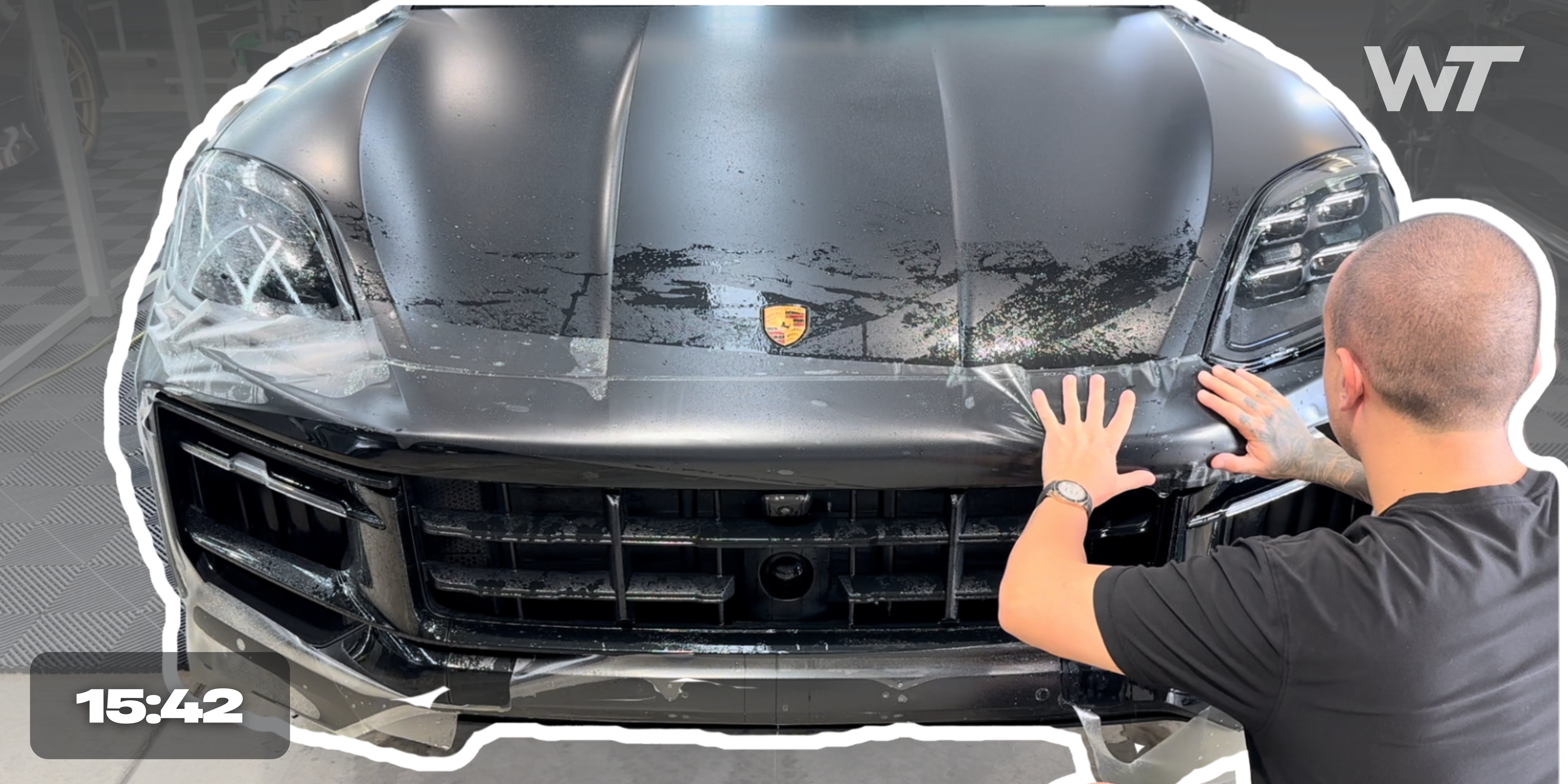 Porsche Cayenne - Front Bar Wrap In PPF